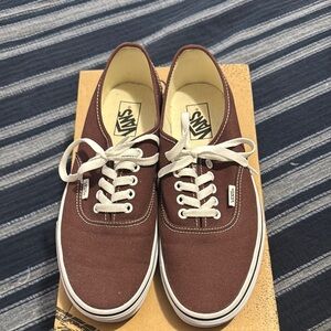 Vans Men's Chocolate Canvas Sneakers